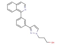 3-{3-[3-(1-isoquinolinyl)phenyl]-1H-pyrazol-1-yl}-1-propanol