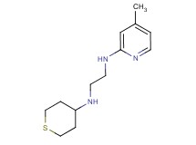 N-(4-methylpyridin-2-yl)-N'-(tetrahydro-2H-thiopyran-4-yl)ethane-1,2-diamine