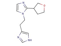 1-[2-(1H-imidazol-4-yl)ethyl]-2-(tetrahydrofuran-3-yl)-1H-imidazole