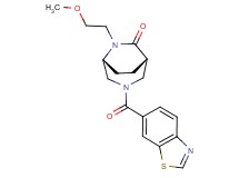 (1S*,5R*)-3-(1,3-benzothiazol-6-ylcarbonyl)-6-(2-methoxyethyl)-3,6-diazabicyclo[3.2.2]nonan-7-one
