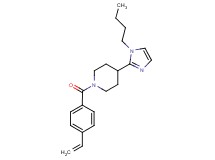 4-(1-butyl-1H-imidazol-2-yl)-1-(4-vinylbenzoyl)piperidine
