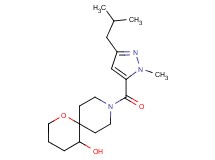 9-[(3-isobutyl-1-methyl-1H-pyrazol-5-yl)carbonyl]-1-oxa-9-azaspiro[5.5]undecan-5-ol