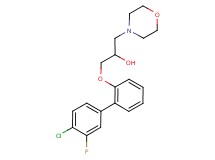 1-[(4'-chloro-3'-fluorobiphenyl-2-yl)oxy]-3-morpholin-4-ylpropan-2-ol