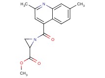 methyl 1-[(2,7-dimethylquinolin-4-yl)carbonyl]aziridine-2-carboxylate