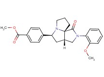 methyl 4-[(3aS*,5S*,9aS*)-2-(2-methoxyphenyl)-1-oxooctahydro-7H-pyrrolo[3,4-g]pyrrolizin-5-yl]benzoate