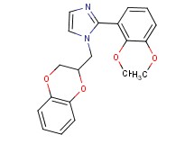 1-(2,3-dihydro-1,4-benzodioxin-2-ylmethyl)-2-(2,3-dimethoxyphenyl)-1H-imidazole
