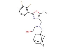 2-((1-adamantylmethyl){[2-(2,3-difluorophenyl)-5-methyl-1,3-oxazol-4-yl]methyl}amino)ethanol