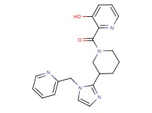 2-({3-[1-(2-pyridinylmethyl)-1H-imidazol-2-yl]-1-piperidinyl}carbonyl)-3-pyridinol