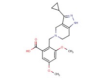 2-[(3-cyclopropyl-1,4,6,7-tetrahydro-5H-pyrazolo[4,3-c]pyridin-5-yl)methyl]-3,5-dimethoxybenzoic acid
