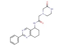 2-(3-oxopiperazin-1-yl)-N-(2-phenyl-5,6,7,8-tetrahydroquinazolin-5-yl)acetamide