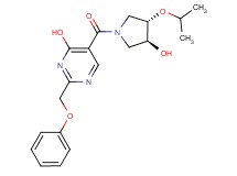 5-{[(3S*,4S*)-3-hydroxy-4-isopropoxypyrrolidin-1-yl]carbonyl}-2-(phenoxymethyl)pyrimidin-4-ol