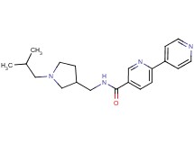 N-[(1-isobutylpyrrolidin-3-yl)methyl]-2,4'-bipyridine-5-carboxamide