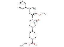 ethyl 4-[(1S*,4S*)-5-(4-methoxy-3-biphenylyl)-6-oxo-2,5-diazabicyclo[2.2.1]hept-2-yl]-1-piperidinecarboxylate