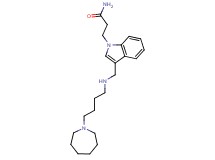 3-(3-{[(4-azepan-1-ylbutyl)amino]methyl}-1H-indol-1-yl)propanamide
