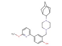 2-{[4-(2-adamantyl)-1-piperazinyl]methyl}-4-(6-methoxy-2-pyridinyl)phenol