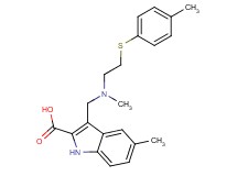 5-methyl-3-[(methyl{2-[(4-methylphenyl)thio]ethyl}amino)methyl]-1H-indole-2-carboxylic acid