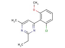 4-(2-chloro-6-methoxyphenyl)-2-ethyl-6-methylpyrimidine