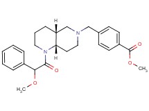 methyl 4-{[(4aR*,8aS*)-1-[methoxy(phenyl)acetyl]octahydro-1,6-naphthyridin-6(2H)-yl]methyl}benzoate