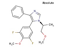5-(3,5-difluoro-4-methoxyphenyl)-1-[(1S)-2-methoxy-1-methylethyl]-4-phenyl-1H-imidazole