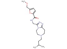 5-(methoxymethyl)-N-{[7-(3-methylbutyl)-6,7,8,9-tetrahydro-5H-[1,2,4]triazolo[4,3-d][1,4]diazepin-3-yl]methyl}-2-furamide