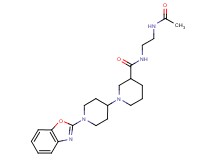 N-[2-(acetylamino)ethyl]-1'-(1,3-benzoxazol-2-yl)-1,4'-bipiperidine-3-carboxamide