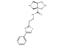 cis-N-[2-(4-phenyl-1,3-thiazol-2-yl)ethyl]hexahydropyrrolo[3,4-c]pyrrole-3a(1H)-carboxamide