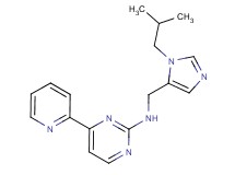 N-[(1-isobutyl-1H-imidazol-5-yl)methyl]-4-(2-pyridinyl)-2-pyrimidinamine