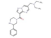 N-ethyl-N-({3-[(3-phenylpiperazin-1-yl)carbonyl]pyrazolo[1,5-a]pyrimidin-6-yl}methyl)ethanamine