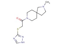 2-methyl-8-[(1H-1,2,4-triazol-3-ylthio)acetyl]-2,8-diazaspiro[4.5]decane