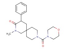 2-methyl-9-(4-morpholinylcarbonyl)-4-phenyl-2,9-diazaspiro[5.5]undecan-3-one