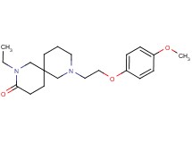 2-ethyl-8-[2-(4-methoxyphenoxy)ethyl]-2,8-diazaspiro[5.5]undecan-3-one
