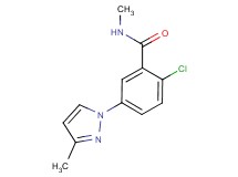 2-chloro-N-methyl-5-(3-methyl-1H-pyrazol-1-yl)benzamide