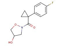 2-{[1-(4-fluorophenyl)cyclopropyl]carbonyl}-4-isoxazolidinol