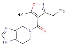 5-[(3-ethyl-5-methylisoxazol-4-yl)carbonyl]-4,5,6,7-tetrahydro-1H-imidazo[4,5-c]pyridine