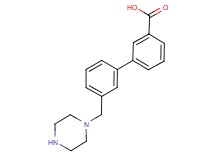3'-(piperazin-1-ylmethyl)biphenyl-3-carboxylic acid