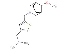 1-(5-{[(8-syn)-8-methoxy-3-azabicyclo[3.2.1]oct-3-yl]methyl}-3-thienyl)-N,N-dimethylmethanamine