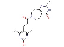 7-[3-(2-hydroxy-4,6-dimethylpyrimidin-5-yl)propanoyl]-2-methyl-3,5,6,7,8,9-hexahydro-4H-pyrimido[4,5-d]azepin-4-one