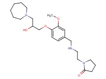 1-[2-({4-[3-(1-azepanyl)-2-hydroxypropoxy]-3-methoxybenzyl}amino)ethyl]-2-pyrrolidinone