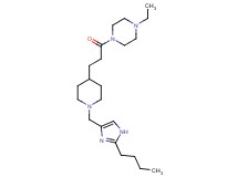 1-(3-{1-[(2-butyl-1H-imidazol-4-yl)methyl]-4-piperidinyl}propanoyl)-4-ethylpiperazine