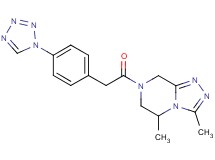 3,5-dimethyl-7-{[4-(1H-tetrazol-1-yl)phenyl]acetyl}-5,6,7,8-tetrahydro[1,2,4]triazolo[4,3-a]pyrazine