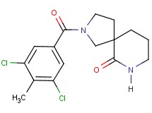 2-(3,5-dichloro-4-methylbenzoyl)-2,7-diazaspiro[4.5]decan-6-one
