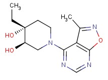 (3R*,4R*)-4-ethyl-1-(3-methylisoxazolo[5,4-d]pyrimidin-4-yl)piperidine-3,4-diol