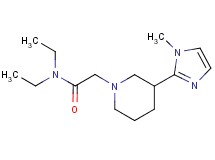 N,N-diethyl-2-[3-(1-methyl-1H-imidazol-2-yl)-1-piperidinyl]acetamide