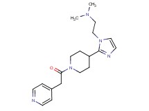 N,N-dimethyl-2-{2-[1-(4-pyridinylacetyl)-4-piperidinyl]-1H-imidazol-1-yl}ethanamine