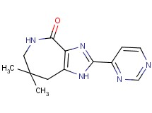 7,7-dimethyl-2-pyrimidin-4-yl-5,6,7,8-tetrahydroimidazo[4,5-c]azepin-4(1H)-one