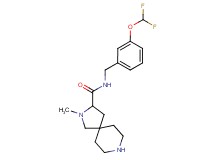 N-[3-(difluoromethoxy)benzyl]-2-methyl-2,8-diazaspiro[4.5]decane-3-carboxamide dihydrochloride