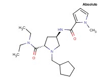 (4R)-1-(cyclopentylmethyl)-N,N-diethyl-4-{[(1-methyl-1H-pyrrol-2-yl)carbonyl]amino}-L-prolinamide