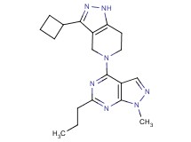 4-(3-cyclobutyl-1,4,6,7-tetrahydro-5H-pyrazolo[4,3-c]pyridin-5-yl)-1-methyl-6-propyl-1H-pyrazolo[3,4-d]pyrimidine