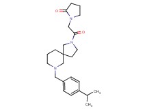 1-{2-[7-(4-isopropylbenzyl)-2,7-diazaspiro[4.5]dec-2-yl]-2-oxoethyl}-2-pyrrolidinone