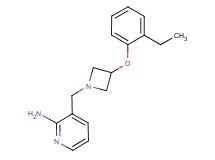 3-{[3-(2-ethylphenoxy)-1-azetidinyl]methyl}-2-pyridinamine